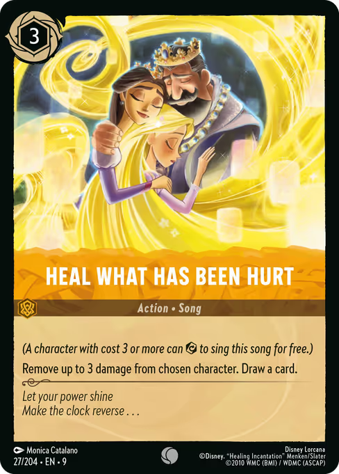 Heal What Has Been Hurt Disney Lorcana card