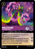 Maleficent - Formidable Queen Disney Lorcana card