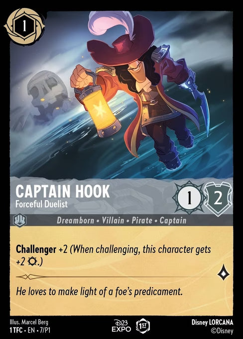 Captain Hook - Forceful Duelist Disney Lorcana card