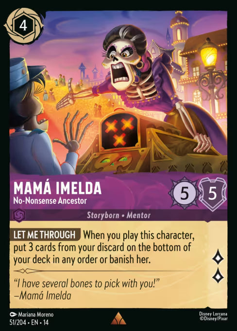 Mama Imelda - No-Nonsense Ancestor Disney Lorcana card