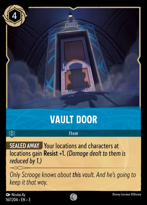 Vault Door Disney Lorcana card