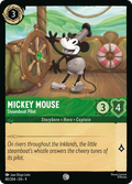 Mickey Mouse - Steamboat Pilot Disney Lorcana card