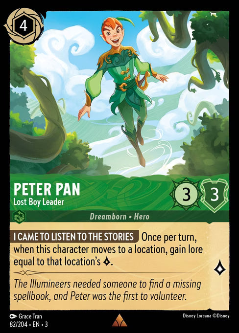Peter Pan - Lost Boy Leader Disney Lorcana card