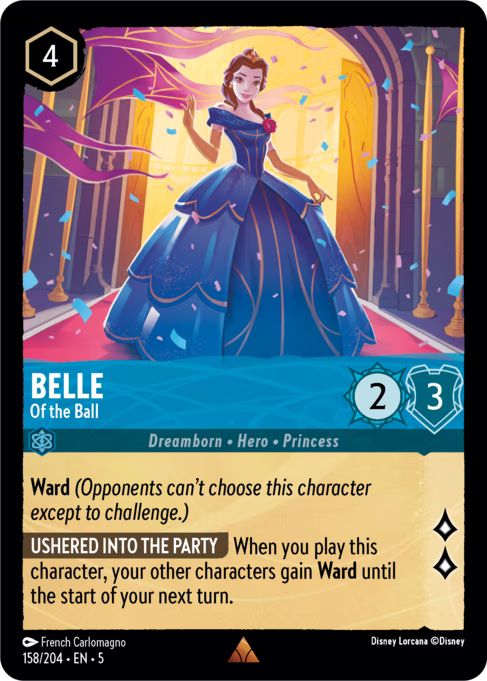 Belle - Of the Ball Disney Lorcana card
