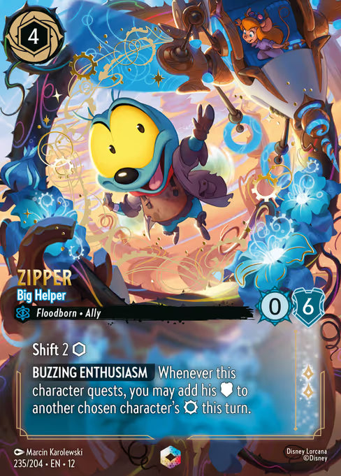 Zipper - Big Helper Disney Lorcana card