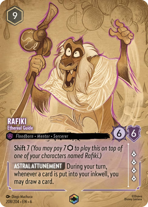 Rafiki - Ethereal Guide Disney Lorcana card