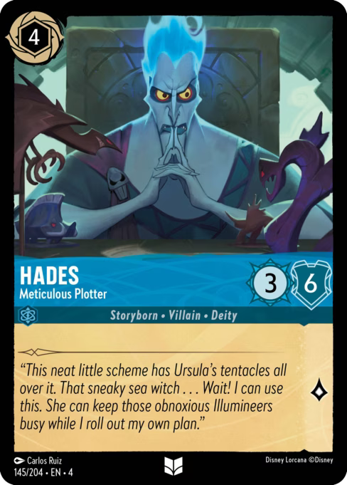 Hades - Meticulous Plotter Disney Lorcana card