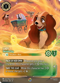 Lady - Decisive Dog Disney Lorcana card