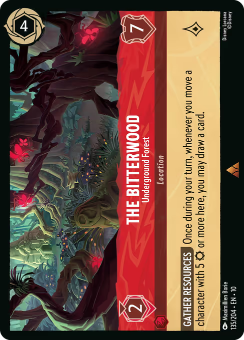 The Bitterwood - Underground Forest Disney Lorcana card