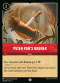 Peter Pan's Dagger Disney Lorcana card