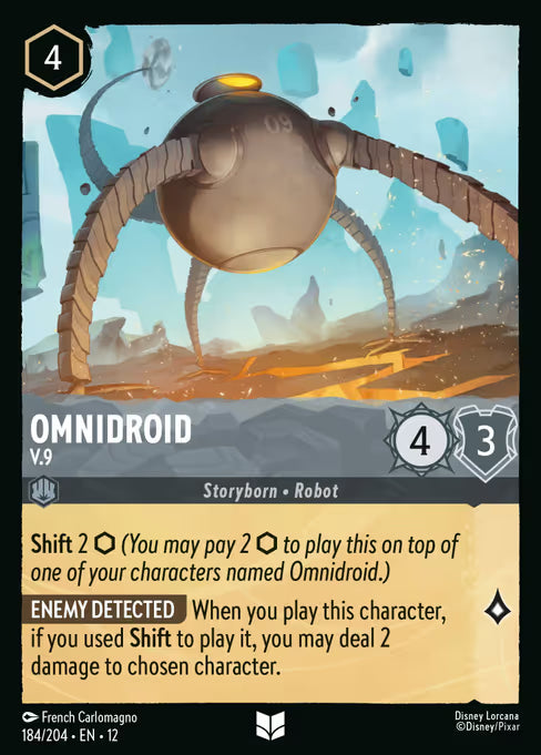 Omnidroid - V.9 Disney Lorcana card
