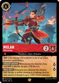 Mulan - Elite Archer Disney Lorcana card