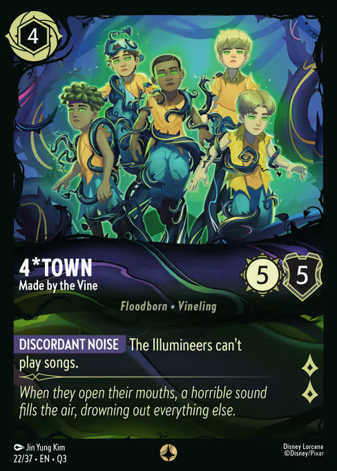 4*Town - Made by the Vine Disney Lorcana card