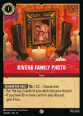 Rivera Family Photo Disney Lorcana card