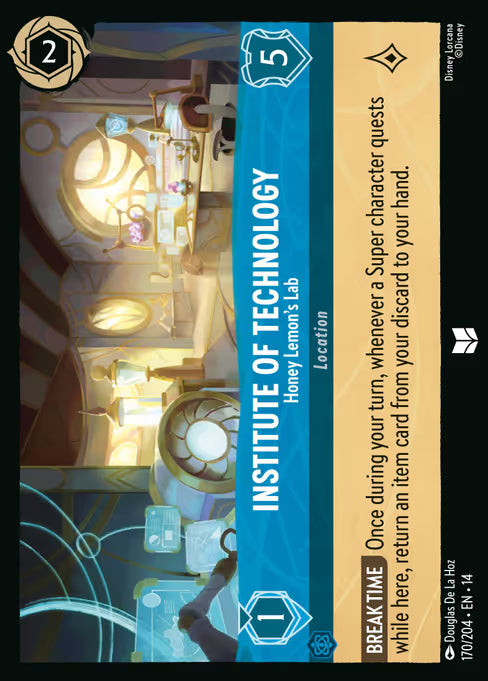 Institute of Technology - Honey Lemon's Lab Disney Lorcana card