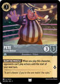 Pete - Games Referee Disney Lorcana card