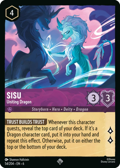 Sisu - Uniting Dragon Disney Lorcana card