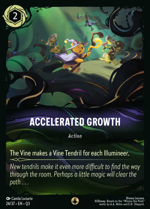 Accelerated Growth Disney Lorcana card