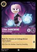 Lena Sabrewing - Rebellious Teenager Disney Lorcana card