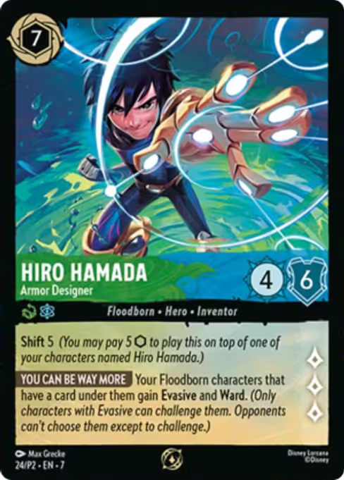 Hiro Hamada - Armor Designer Disney Lorcana card