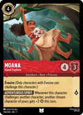 Moana - Island Explorer Disney Lorcana card