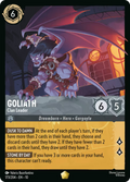 Goliath - Clan Leader Disney Lorcana card