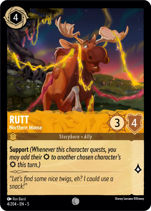 Rutt - Northern Moose Disney Lorcana card