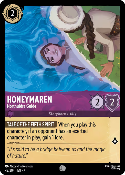 Honeymaren - Northuldra Guide Disney Lorcana card