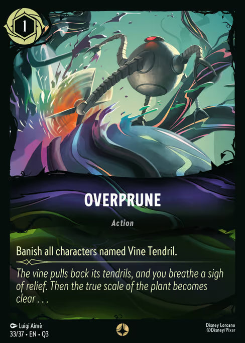 Overprune Disney Lorcana card