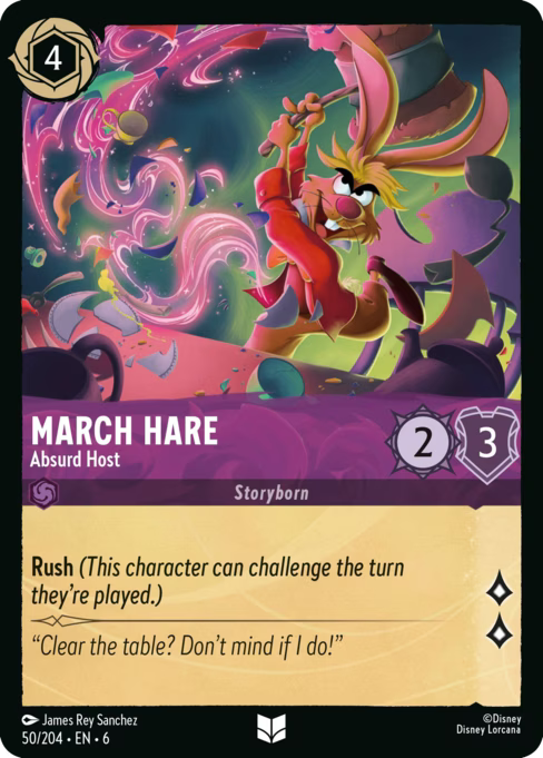 March Hare - Absurd Host Disney Lorcana card