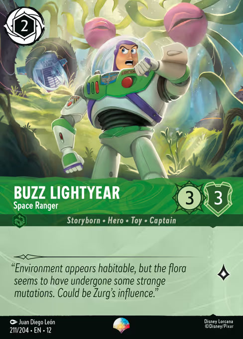 Buzz Lightyear - Space Ranger Disney Lorcana card