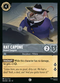 Rat Capone - Rodent Gangster Disney Lorcana card