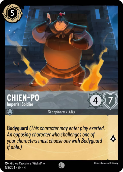 Chien-Po - Imperial Soldier Disney Lorcana card