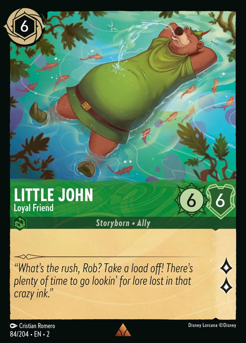 Little John - Loyal Friend Disney Lorcana card