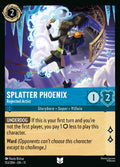 Splatter Phoenix - Rejected Artist Disney Lorcana card