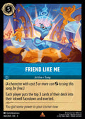 Friend Like Me Disney Lorcana card