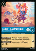Gadget Hackwrench - Resourceful Mechanic Disney Lorcana card
