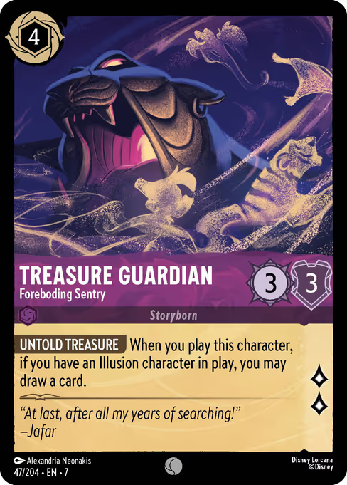 Treasure Guardian - Foreboding Sentry Disney Lorcana card