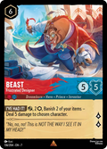 Beast - Frustrated Designer Disney Lorcana card