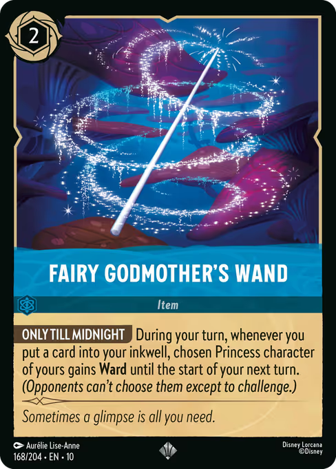 Fairy Godmother's Wand Disney Lorcana card