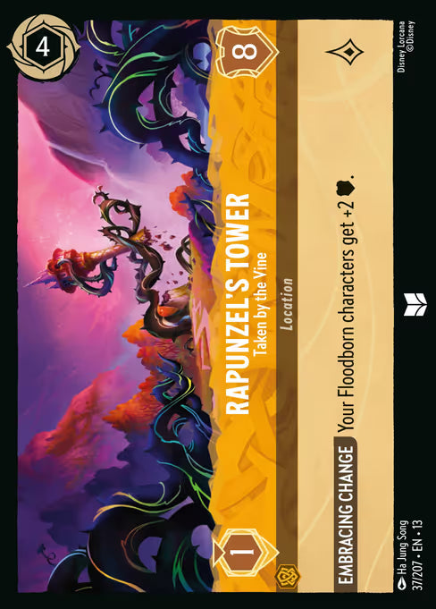 Paradise Falls - Exotic Destination Disney Lorcana card