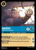 Maurice - World-Famous Inventor Disney Lorcana card