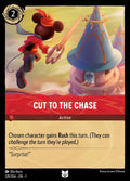 Cut to the Chase Disney Lorcana card