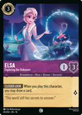 Elsa - Exploring the Unknown Disney Lorcana card