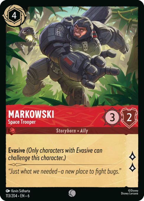 Markowski - Space Trooper Disney Lorcana card