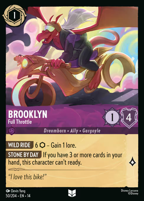 Brooklyn - Full Throttle Disney Lorcana card