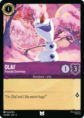 Olaf - Friendly Snowman Disney Lorcana card