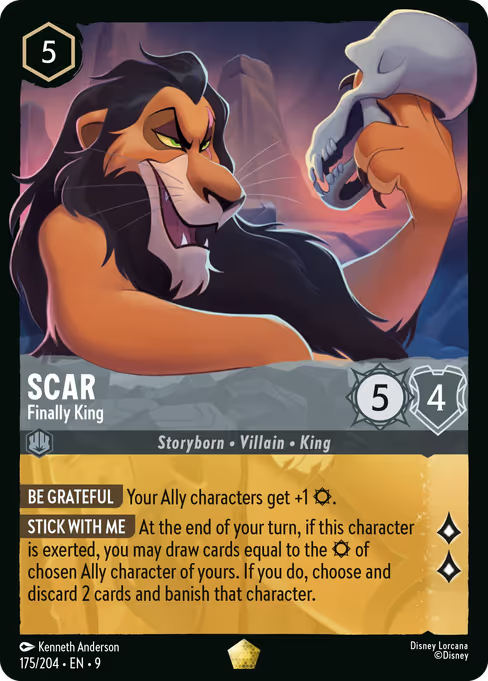 Scar - Finally King Disney Lorcana card