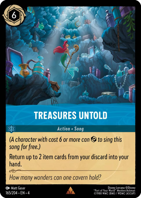 Treasures Untold Disney Lorcana card
