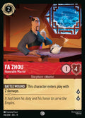 Fa Zhou - Honorable Warrior Disney Lorcana card